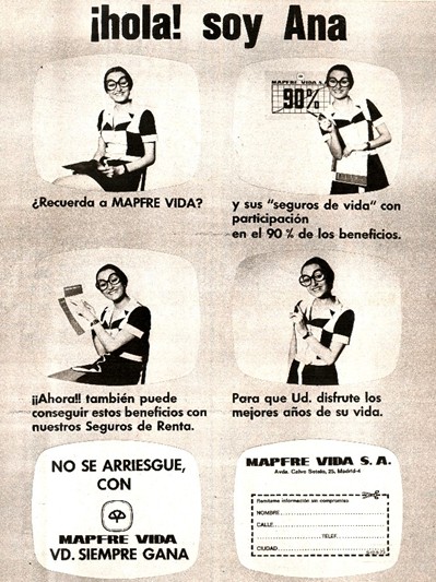 Ana Ángeles García - Anuncio MAPFRE