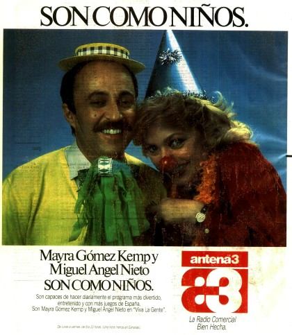 Mayra Gómez Kemp y Miguel Ángel Nieto - Antena 3 Radio