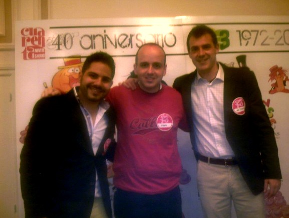 Quedada “40 años de «Un, dos, tres...»” - Miguel, Fran y Antonio