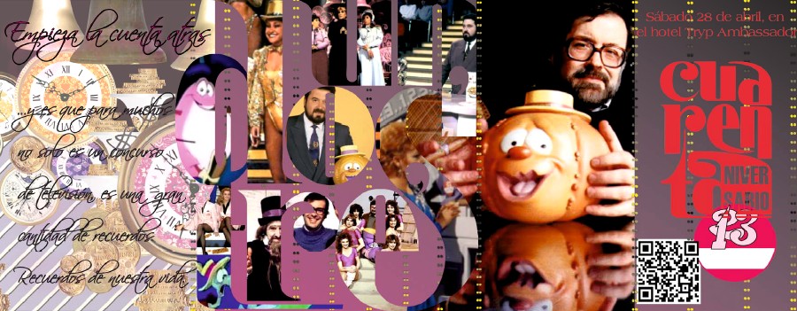 Quedada “40 años de «Un, dos, tres...»” - Invitación